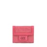 Small pink leather Tous Icon LOVE wallet