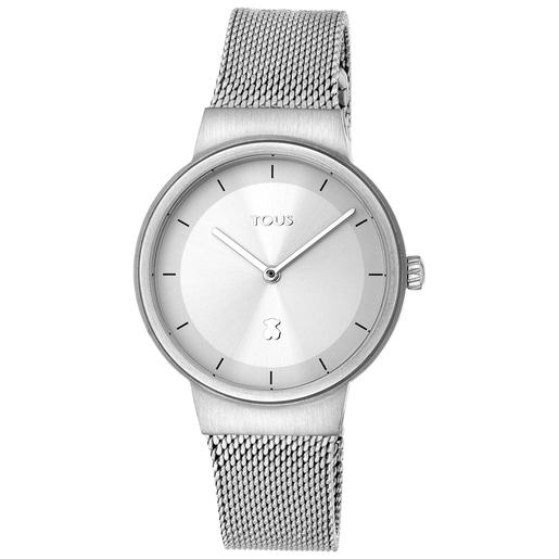 Steel Rond Mesh Watch