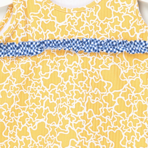 Vestido de playa Kaos Ink Amarillo