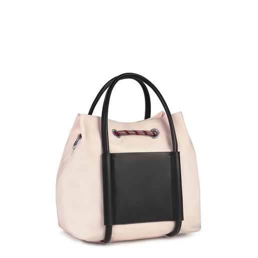 Nude colored Empire Soft One shoulder bag | TOUS