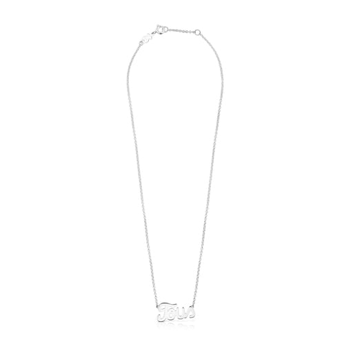 Silver TOUS Logo Necklace | TOUS