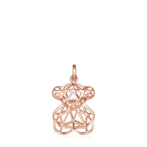 Rose Silver Vermeil Sketx Line Pendant