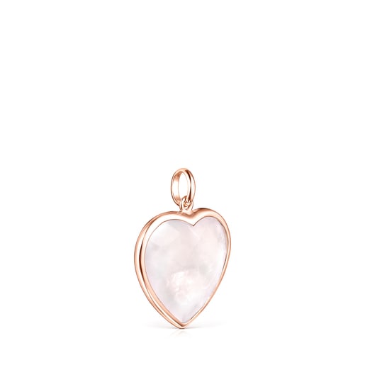 Pendentif Sweet Dolls Color en Argent Vermeil Rosé et Quartz Rose