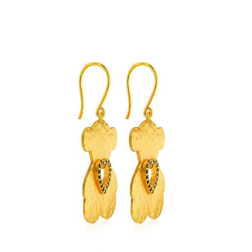 Vermeil Silver Shine Earrings with Spinel