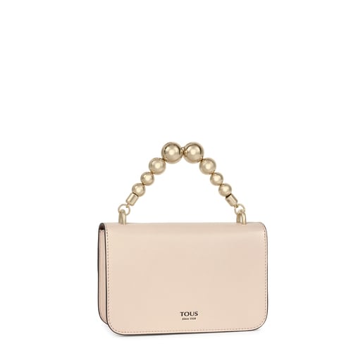 Small beige Audree Sketx Crossbody bag