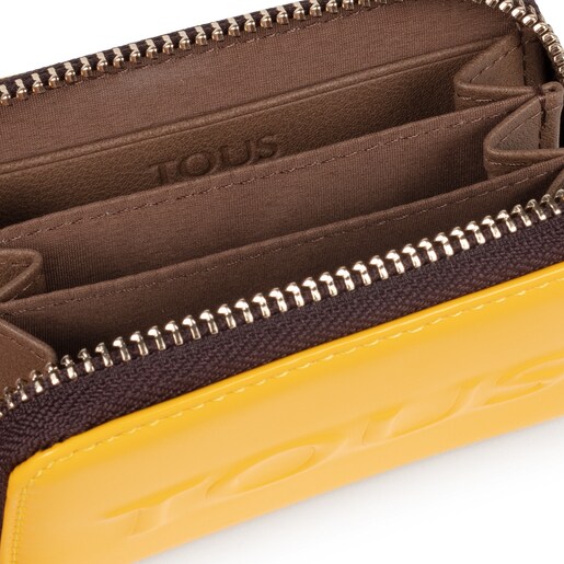 Monedero mediano Dorp amarillo