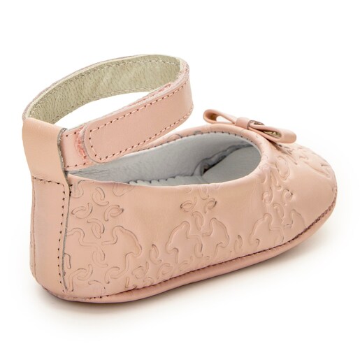 Mini Walk Mossaic ballet shoes in Pink