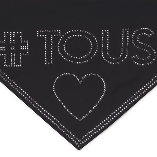 Черный шарф Tous Lovers