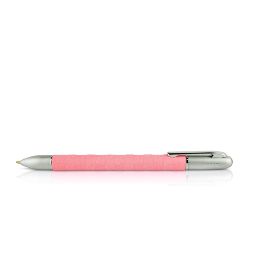 Bolígrafo aluminio y silicona rosa TOUS Writing