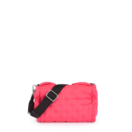 Small Fluorescent Pink Salsi Crossbody Bag