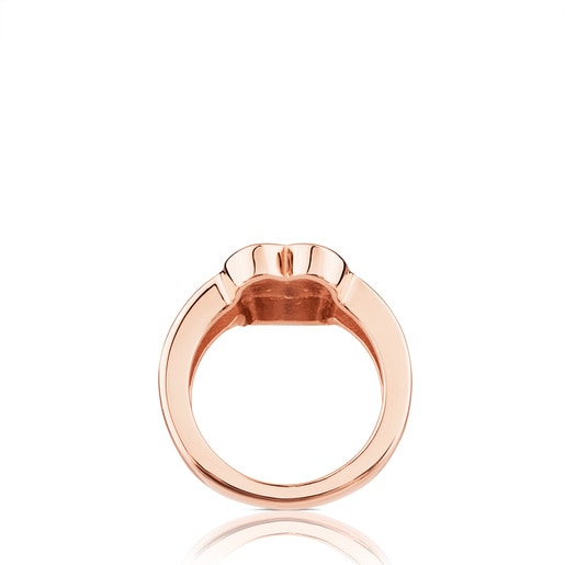 Anillo Sweet Dolls con baño de oro rosa 18 kt sobre plata