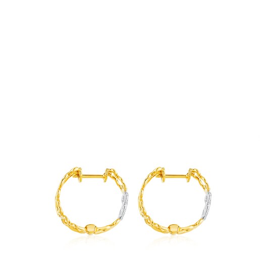 Aretes Silueta de Oro motivos Oso