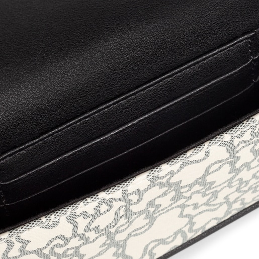 Kaos Mini beige and black waist bag