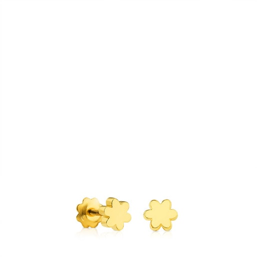 Pendientes flores de oro Puppies