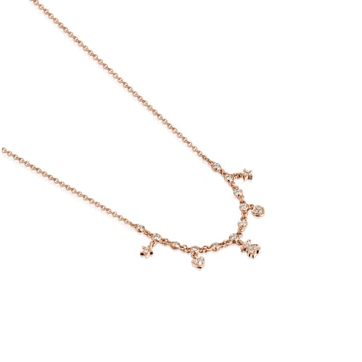Collar Les Classiques de Oro rosa con Diamantes