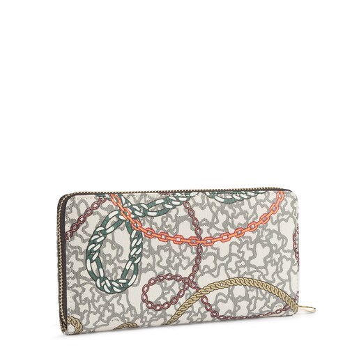 Portefeuille Kaos Mini Cadenas moyen multicolore et noir