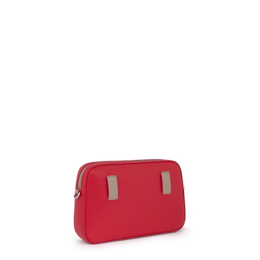 Κόκκινη τσάντα μέσης-χιαστί New Essence