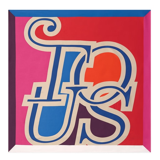 Multi Red Spinel Squared Scarf