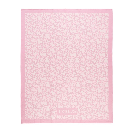 Reversible pink Kaos blanket 