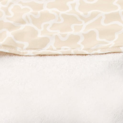 Kaos bath sheet in beige