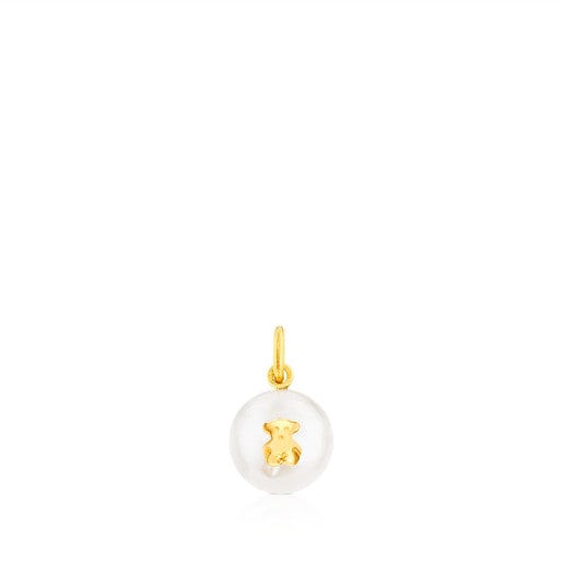 Gold Sweet Dolls Pendant with pearl