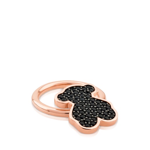 Pink Vermeil Silver Join Ring with Spinel