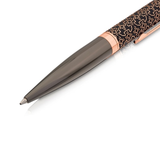Стальная Ручка Mossaic, сочетание черного и розового цвета