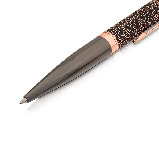 قلم Mossaic من الصُلب باللونين الأسود والوردي