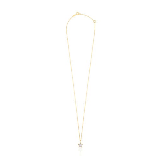Gold and Mother-of-pearl XXS star Necklace