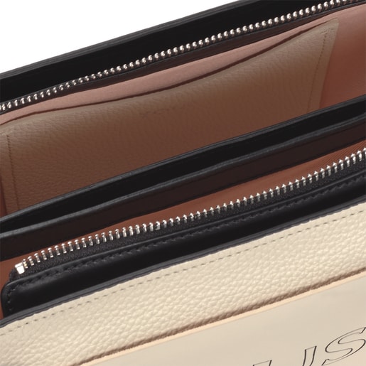 Medium beige Leather TOUS Empire City bag