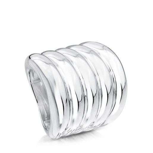 Bague Cactus en Argent.