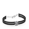 Bracelet Icon Mesh en acier et or blanc avec diamants