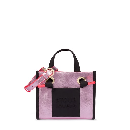 Μικρή ροζ Τουίντ τσάντα για Ψώνια Amaya
