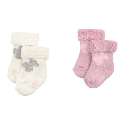Cotton Bear Socks for Baby Toddler Unisex 5 Packs 