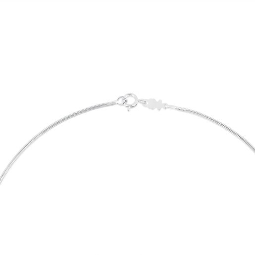 Enge Halskette TOUS Topo aus Silber, 40 cm lang.