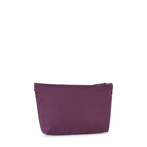 Μικρή τσάντα Kaos Shock Διπλής όψης σε χρώμα μπορντό-γκρι