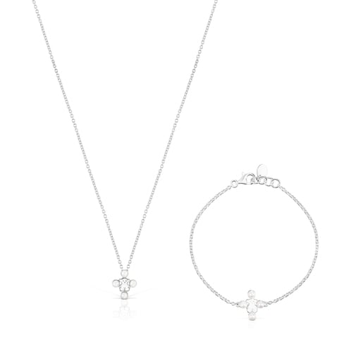 Silver Real Sisy Set with Pearls – Online exclusive