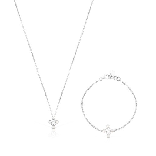 Silver Real Sisy Set with Pearls – Online exclusive