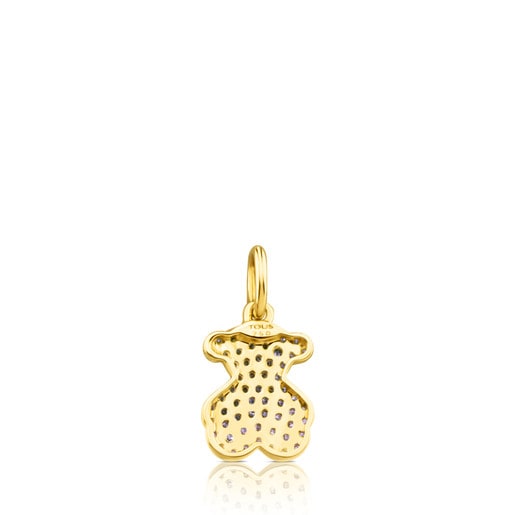 Gold Gem Power Pendant with Diamonds Bear motif 43/100