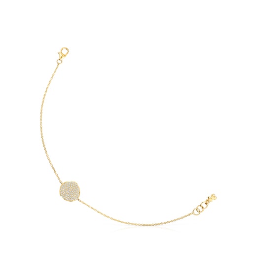 Pulsera tous oro y diamantes top