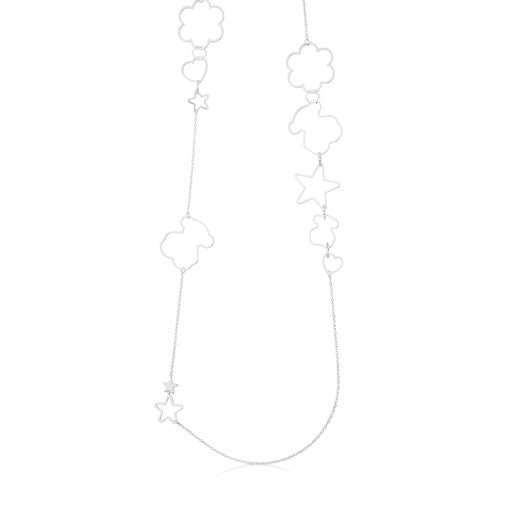 Silver New Silueta Necklace | TOUS