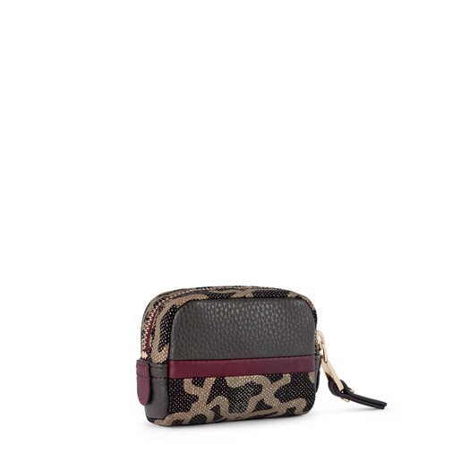 Monedero Llavero Elice New en color gris TOUS