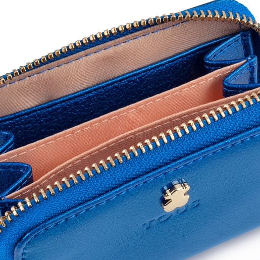 Средний синий кошелек для мелочи Dorp