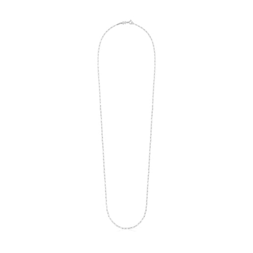 Corrente comprida TOUS Chain oval em Prata, 75 cm.