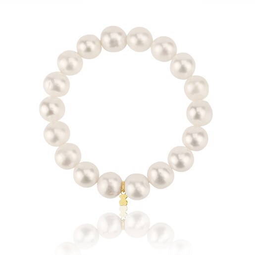 Gold TOUS Pearls Bracelet 