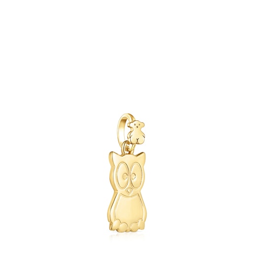 Silver Vermeil TOUS Good Vibes owl Pendant