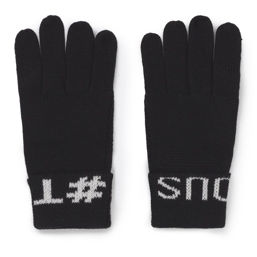 Black Tous Lovers gloves