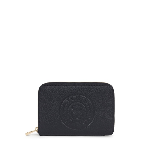 Small navy blue Leather New Leissa Wallet