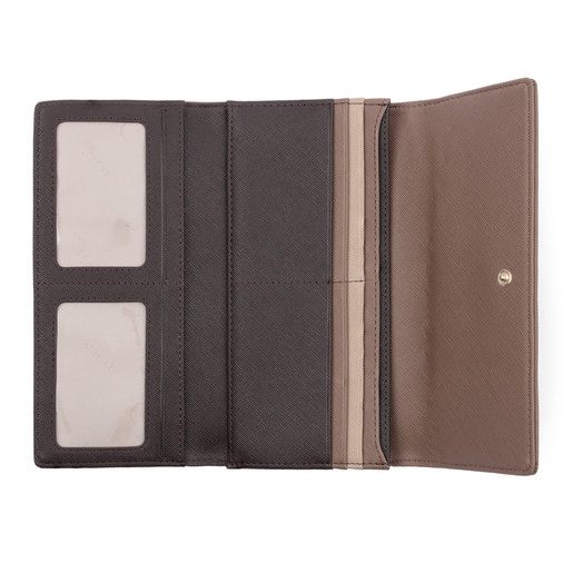 Medium taupe-brown colored Essence Wallet