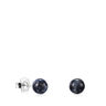 Color Earrings in Silver with Sodalite